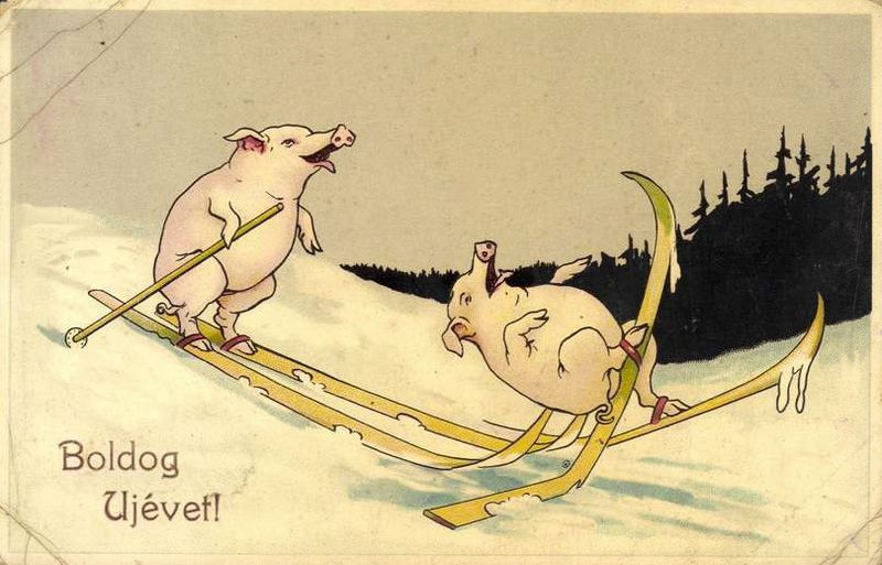 Illustration for article titled The Most Surreal Holiday Cards Ever Printed